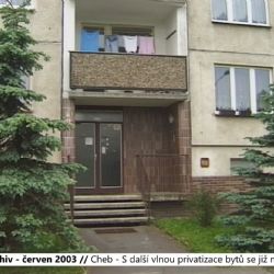 2003 – Cheb: S další vlnou privatizace bytů se již nepočítá (TV Západ)