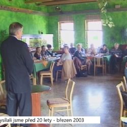 2003 – Cheb: Sokolovští Zastupitelé jednali na Ronaku (TV Západ)