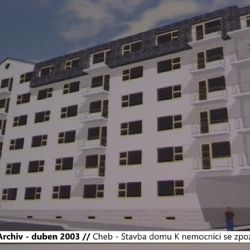 2003 – Cheb: Stavba domu K nemocnici se zpozdí (TV Západ)