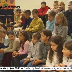 2003 – Cheb: Týden knihoven zahájilo společné čtení (TV Západ)
