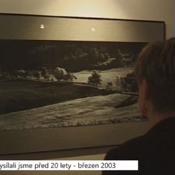 2003 – Cheb: V Galerii 4 vystavuje retrospektivu Ludvík Erdmann (TV Západ)