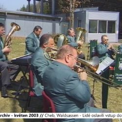 2003 – Cheb, Waldsassen: Lidé oslavili vstup do EU (TV Západ)