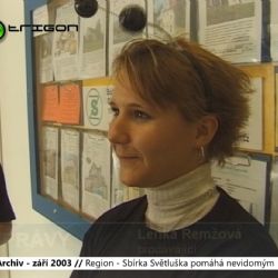 2003 – Region: Sbírka Světluška pomáhá nevidomým (TV Západ)