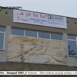 2003 – Sokolov: Dům kultury avizuje změny v dramaturgii (TV Západ)