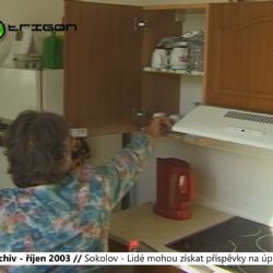 2003 – Sokolov: Lidé mohou získat příspěvky na úpravy bytů (TV Západ)