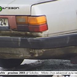 2003 – Sokolov: Město chce zabavovat auta neplatičům (TV Západ)