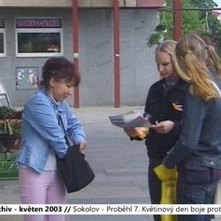2003 – Sokolov: Proběhl 7. Květinový den boje proti rakovině (TV Západ)