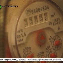 2003 – Sokolov: Rada města podpořila dvousložkovou cenu vody (TV Západ)