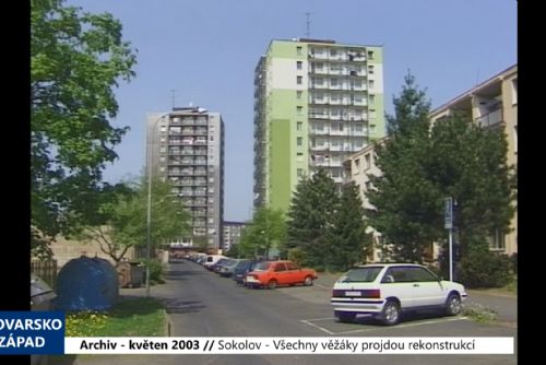 Foto: 2003 – Sokolov: Všechny věžáky projdou rekonstrukcí (TV Západ)