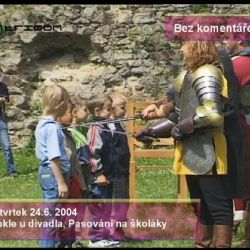 2004 – Cheb: Bez komentáře – Pasování na školáky (TV Západ)
