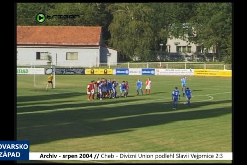 Foto: 2004 – Cheb: Divizní Union podlehl Slavii Vejprnice 2:3 (TV Západ)