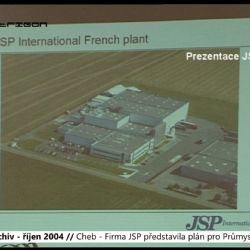 2004 – Cheb: Firma JSP představila plán pro Průmyslový park (TV Západ)