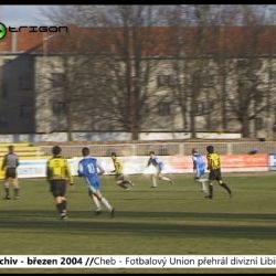 2004 – Cheb: Fotbalový Union přehrál divizní Libiš 2:0 (TV Západ)