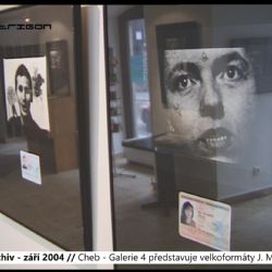 2004 – Cheb: Galerie 4 představuje velkoformáty Jaroslava Malíka (TV Západ)
