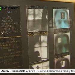 2004 – Cheb: Galerie 4 připomněla zaniklý fotoklub (TV Západ)