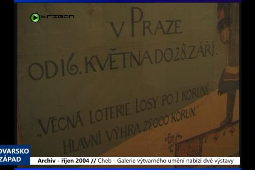 Foto: 2004 – Cheb: Galerie výtvarného umění nabízí dvě výstavy (TV Západ)