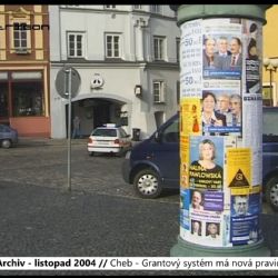 2004 – Cheb: Grantový systém má nová pravidla (TV Západ)