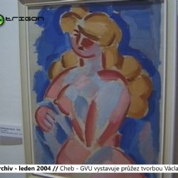 2004 – Cheb: GVU vystavuje průřez tvorbou Václava Špály (TV Západ)