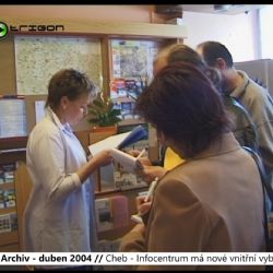 2004 – Cheb: Infocentrum má nové vnitřní vybavení (TV Západ)