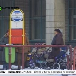 2004 – Cheb: Jízdné v MHD podražilo na 8 korun (TV Západ)