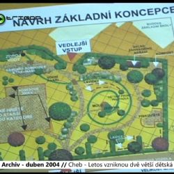2004 – Cheb: Letos vzniknou dvě větší dětská hřiště (TV Západ)