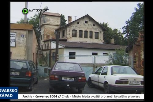 Foto: 2004 – Cheb: Město hledá využití pro areál bývalého pivovaru (TV Západ)