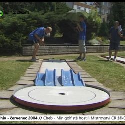 2004 – Cheb: Minigolfisté hostili Mistrovství ČR žáků a juniorů (TV Západ)