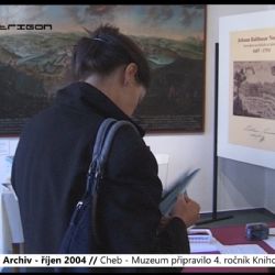 2004 – Cheb: Muzeum připravilo 4. ročník Knihobraní (TV Západ)