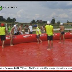 2004 – Cheb: Na Dřenici proběhly turnaje plážového a vodního fotbalu (TV Západ)
