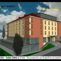 2004 – Cheb: Na pozemku po Rudolfinu se stavět nezačalo (TV Západ)