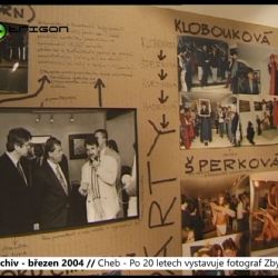 2004 – Cheb: Po 20 letech vystavuje fotograf Zbyněk Illek (TV Západ)