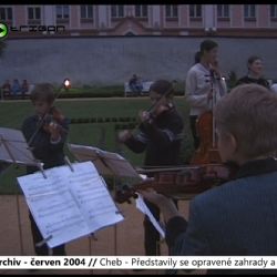 2004 – Cheb: Představily se opravené zahrady a kašny (TV Západ)