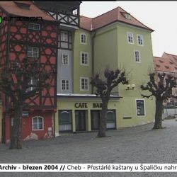 2004 – Cheb: Přestárlé kaštany u Špalíčku nahradí lípy (TV Západ)