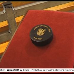 2004 – Cheb: Proběhlo slavnostní otevření zimního stadionu (TV Západ)
