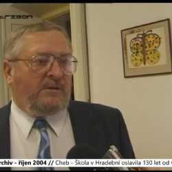 2004 – Cheb: Škola v Hradební oslavila 130 let od vzniku (TV Západ)