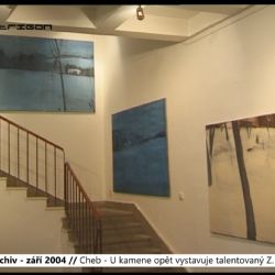 2004 – Cheb: U kamene opět vystavuje talentovaný Z. Sedlecký (TV Západ)