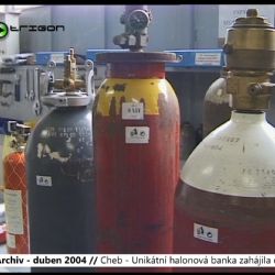 2004 – Cheb: Unikátní halonová banka zahájila činnost (TV Západ)