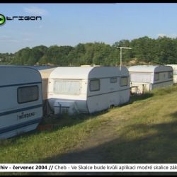 2004 – Cheb: Ve Skalce bude kvůli aplikaci modré skalice zákaz koupání (TV Západ)