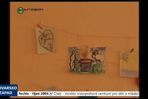 Foto: 2004 – Cheb: Vzniklo nízkoprahové centrum pro děti a mládež (TV Západ)