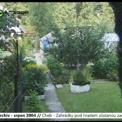 2004 – Cheb: Zahrádky pod hradem zůstanou zachovány (TV Západ)