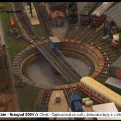 2004 – Cheb: Zajímavosti ze světa železnice byly k vidění na 1. ZŠ (TV Západ)