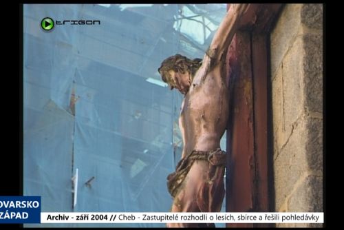 Foto: 2004 – Cheb: Zastupitelé rozhodli o lesích, sbírce a řešili pohledávky (TV Západ)