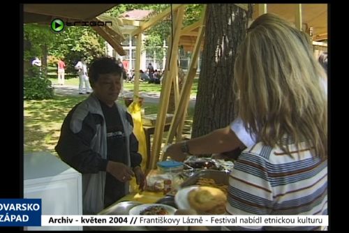 Foto: 2004 – Františkovy Lázně: Festival nabídl etnickou kulturu (TV Západ)