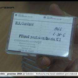 2004 – Sokolov: Knihovna má nové oddělení pro zrakově postižené (TV Západ)