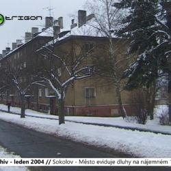 2004 – Sokolov: Město eviduje dluhy na nájemném 14 milionů (TV Západ)
