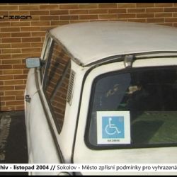 2004 – Sokolov: Město zpřísní podmínky pro vyhrazená parkování (TV Západ)
