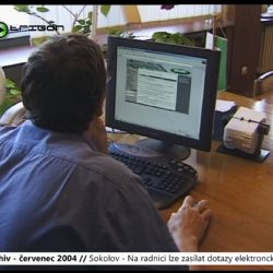 2004 – Sokolov: Na radnici lze zasílat dotazy elektronickou formou (TV Západ)