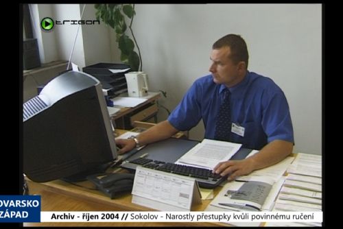 obrázek:2004 – Sokolov: Narostly přestupky kvůli povinnému ručení (TV Západ)