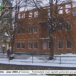 2004 – Sokolov: Podnikatelé musí zaplatit parkování pro provozovny (TV Západ)