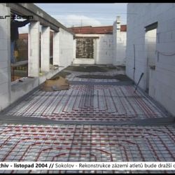 2004 – Sokolov: Rekonstrukce zázemí atletů bude dražší o 4 miliony (TV Západ)